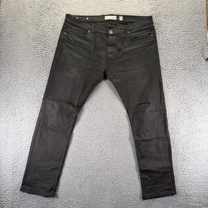 Evolution in Design Jeans Men 40x32 Black Cotton Denim Straight Workwear Travel